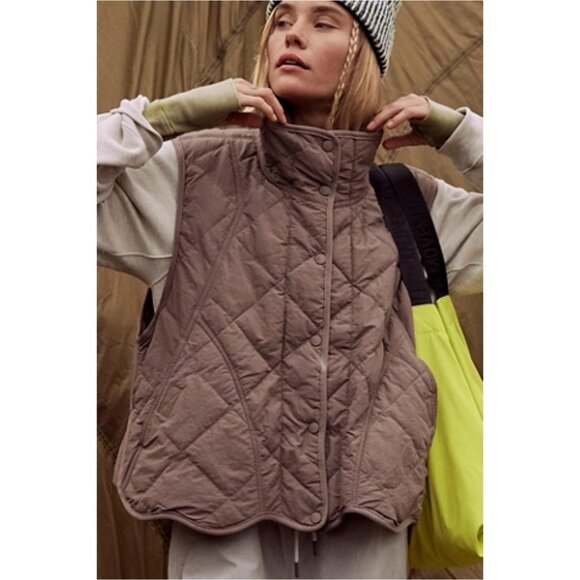 Fp Movement by Free People Quinn Quilted Puffer Vest - Picture 1 of 7